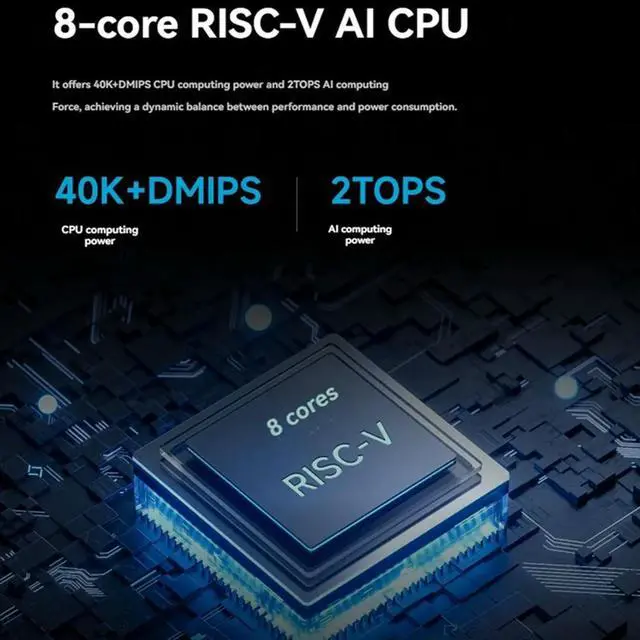 Alt view image 2 of 4 - For Orange Pi R2S Development Board 8GB EMMC 8-Core RISC-V AI 2 TOPS CPU 2-LAN Port Support Openwrt Ubuntu