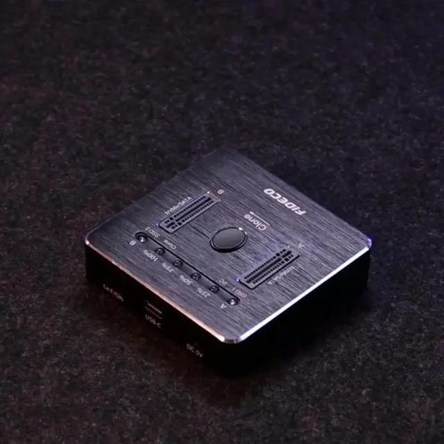 Alt view image 2 of 4 - FIDECO M.2 Nvme SATA SSD Cloner Dock USB 3.2 Gen 2 X 2 20Gbps Dual Nvme SATA SSD Enclosure M.2 Duplicator Cloner