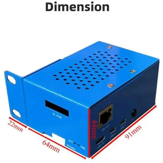 Alt view image 2 of 2 - Blikvm V3 HAT Server O & M Hdmicsi Remote Control With l Case KVM Remote Control For Raspberry Pi 4 Rpi 4 Pi4 Accesso