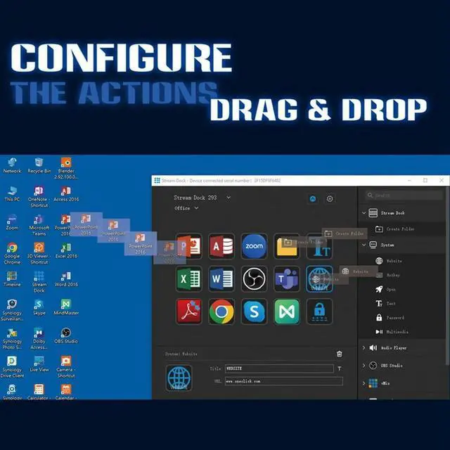 Alt view image 4 of 4 - For Streeck Keyboard LCD Button 15Key Live Content Creation Visual Controller Button Custom For /Android/IOS
