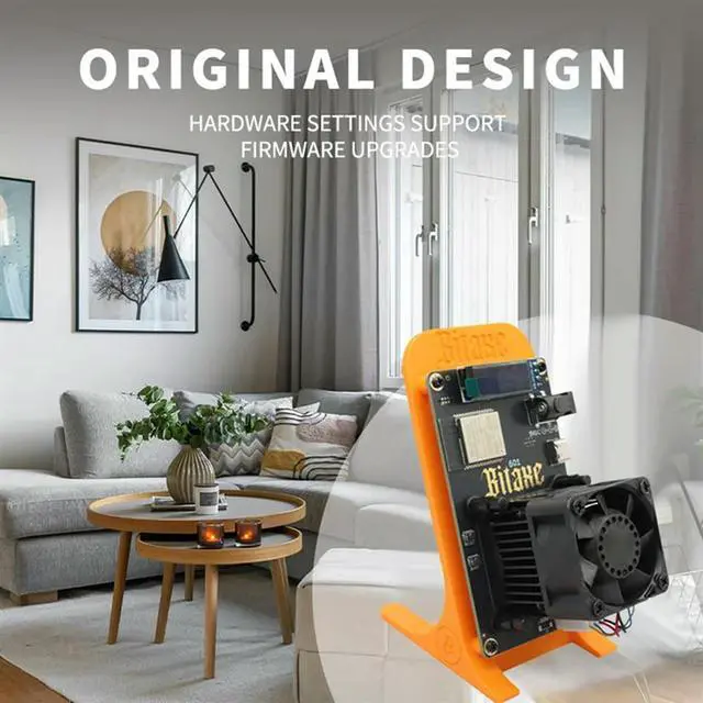 Alt view image 2 of 4 - Bitaxe Gamma 601 BTC Solo Miner 1200GH/S 18W BM1370 Asic Chip From Antminer S21 Pro Bitcoin BTC Miner Wth Stand