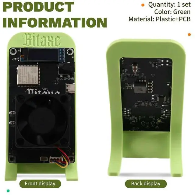 Alt view image 3 of 3 - Bitaxe Gamma 601 Solo Miner 1.2TH/S 18-22W Bitcoin Crypto BTC Miner BM1370 Asic Chip From Antminer S21 Pro