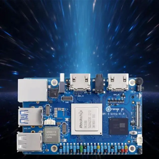 Alt view image 4 of 4 - For Orange Pi 5 Ultra LPDDR5 SBC Rockchip RK3588 6 TOPS NPU,PCIE 2.5G LAN,6E+BT 5.3,M.2 M-Key Slot Board 16G