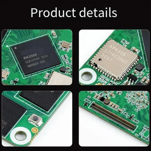 Alt view image 2 of 4 - Core3566 Module Kit RK3566 Quad-Core Processor High-Performance Computing, 8-Inch -Compatible Touch Screen