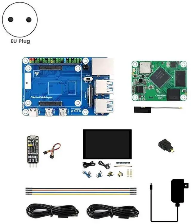 Alt view image 4 of 4 - Core3566 Module Kit RK3566 Quad-Core Processor High-Performance Computing, 8-Inch -Compatible Touch Screen