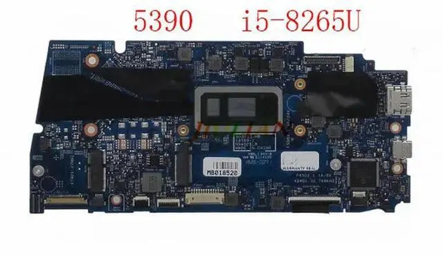 Main image of Carte Mere H3JXX For INSPIRON 5390 Laptop Motherboards WASP13-MB 18769-1 W/ i5-8265U 8GB RAM 0H3JXX Working Function