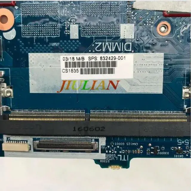 Main image of Placa 832429-001 For EliteBook 850 840 G3 laptop 832429-601 6050A2728501-MB-A01 SR2F1 i7-6600U tested & working