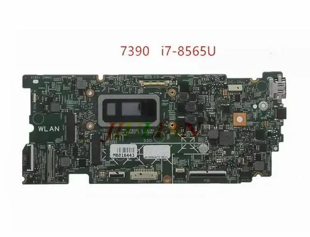 Main image of Computer System Board MWW1R 0MWW1R For INSPIRON 7390 2in1 JEDI13 WHL-H MB 18716-1 i7-8565U Motherboards Working