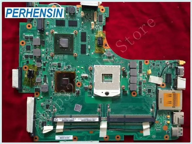 Main image of For N53JN Laptop MOTHERBOARD N53J N53JF N53JG S989 HM55 Test OK