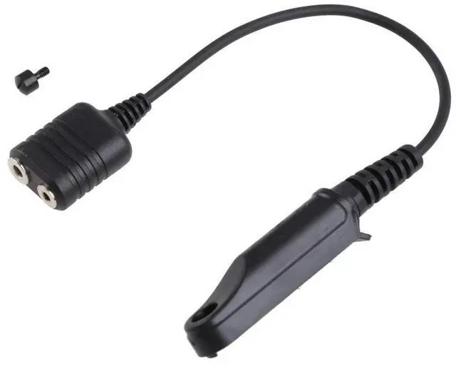 Main image of Adapter Cable Baofeng UV-9R Plus UV-XR Waterproof to 2 Pin Suitable for UV-5R UV-82 UV-S9 Walkie Talkie Headset Speaker