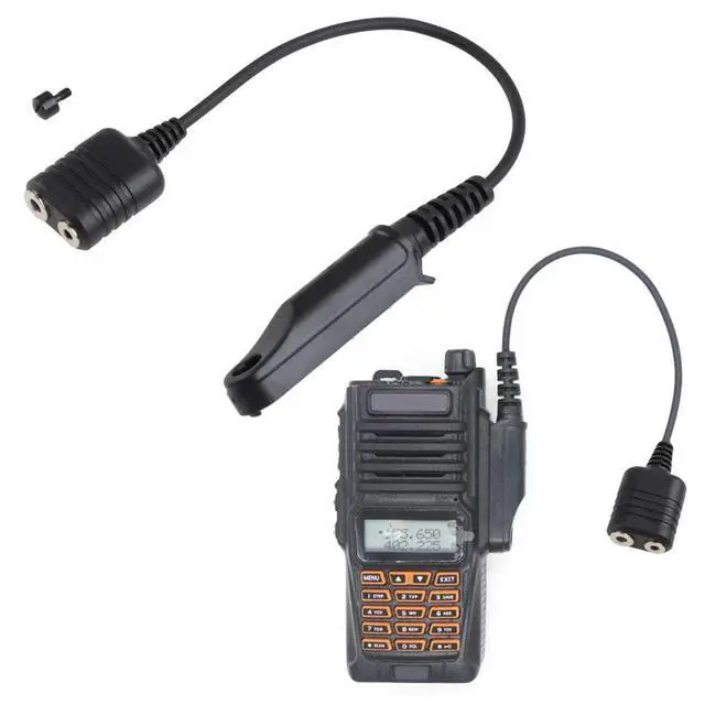 Alt view image 2 of 2 - Adapter Cable Baofeng UV-9R Plus UV-XR Waterproof to 2 Pin Suitable for UV-5R UV-82 UV-S9 Walkie Talkie Headset Speaker