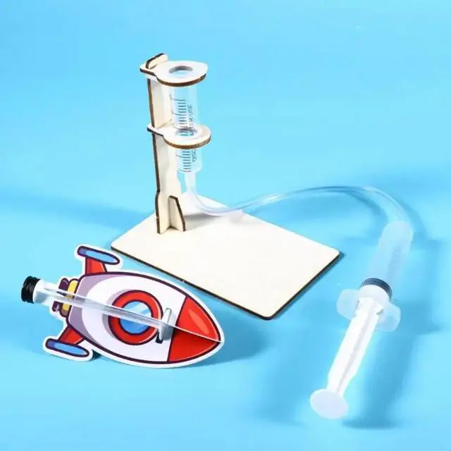 Alt view image 2 of 2 - Educational Physics Rockets Launched Toy Rockets Launched Kits STEM Toy For Kids