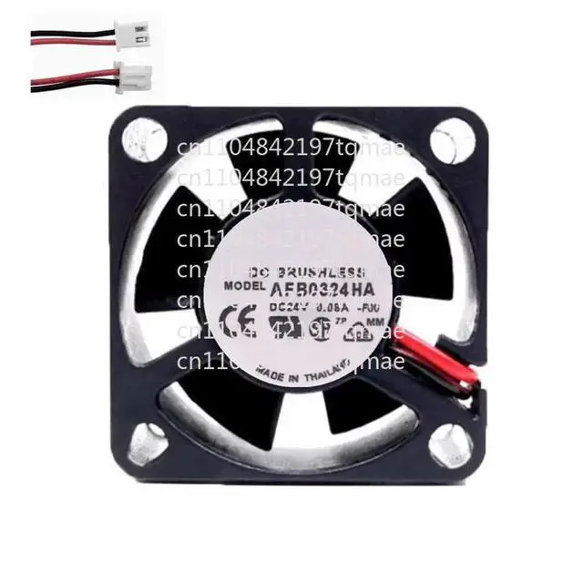 Alt view image 2 of 2 - Cooling Fan For DELTA AFB0324HA-F00 30*30*10MM DC24V 0.08A 2lines