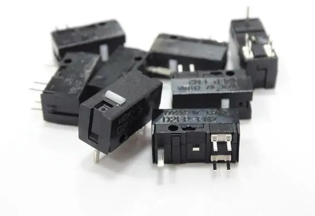 Main image of 2 Pieces Mouse Micro Switch Button Strike Light Microswitch D2FP-FN2 for ROG Gladius III AimPoint 36K 80 Million