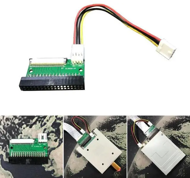 Main image of USB to 34Pin 26Pin Floppy Converter Cable 1.0MM FFC/FPC 34P To 26P USB To FLOPPY Disk Connector
