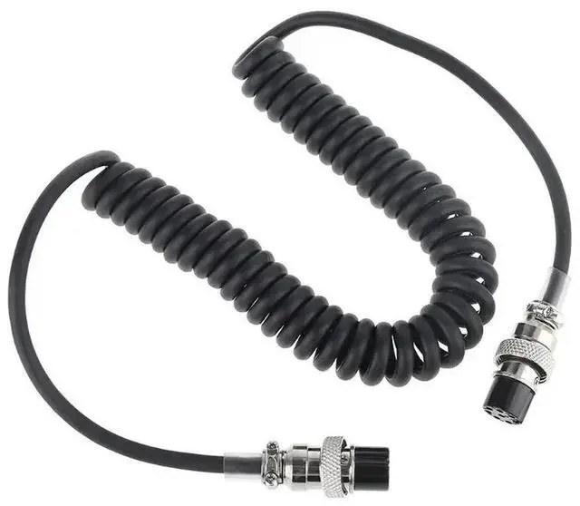 Main image of Aviation Microphone Mic Cable 8Pin Female to 8 Pin Female for Kenwood Transceiver MC-60 MC-60A MC-90 Durable