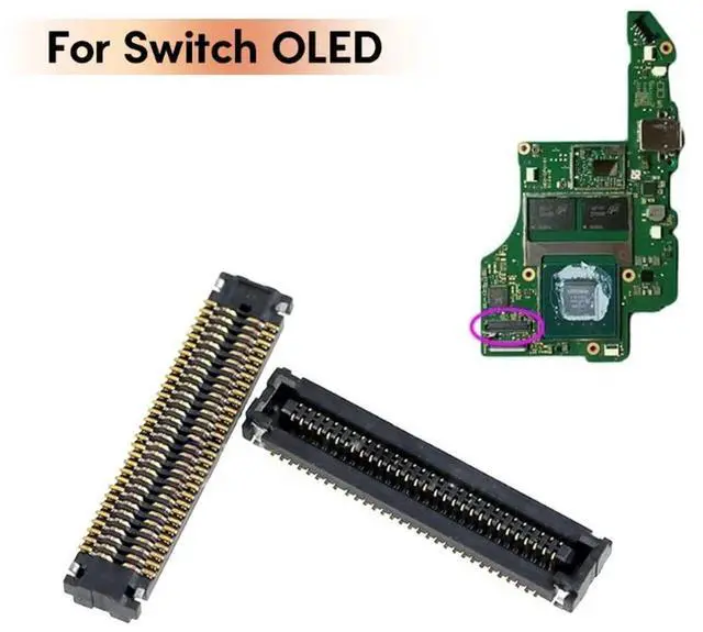 Main image of Upgraded Mainboard Slot Socket Easy Installation & Replacement Reliable Mainboard Card Slot Socket for SwitchOLED