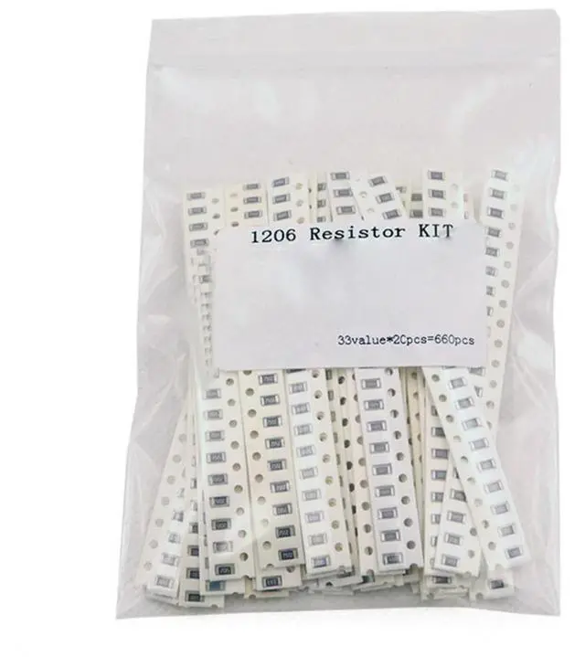 Main image of Assorted Set of 660pcs Chip Resistor Varieties Diverse Selection 3R35R110R22R47R62R 82R150R330R470R etc