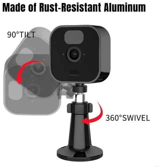 Alt view image 2 of 2 - ABS For Selected Wall Mount Bracket For Surveillances Cameras 360 Adjustable Swivels Weatherproof Construction
