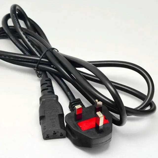 Main image of 180cm Long Computer Power Cable BS 1363 to IEC320-C13 Power Adapter Cord Wire for Kettles Refrigerators Rice Cookers