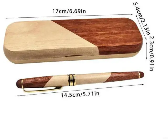 Alt view image 2 of 2 - Fountain Pen Gifting Pen Box Set Piston Filled Fountain Pen For Office Professional Student Calligraphy Practice