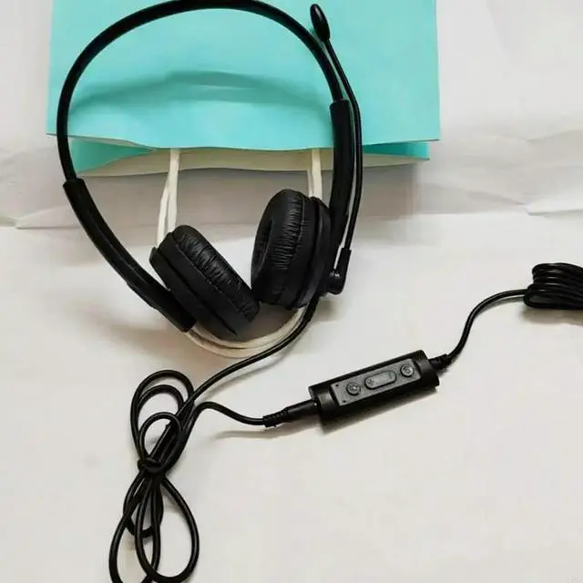 Main image of USB Headset with Microphone Noise Cancelling USB Headphone for Computer Laptop PC Business Call Center Office