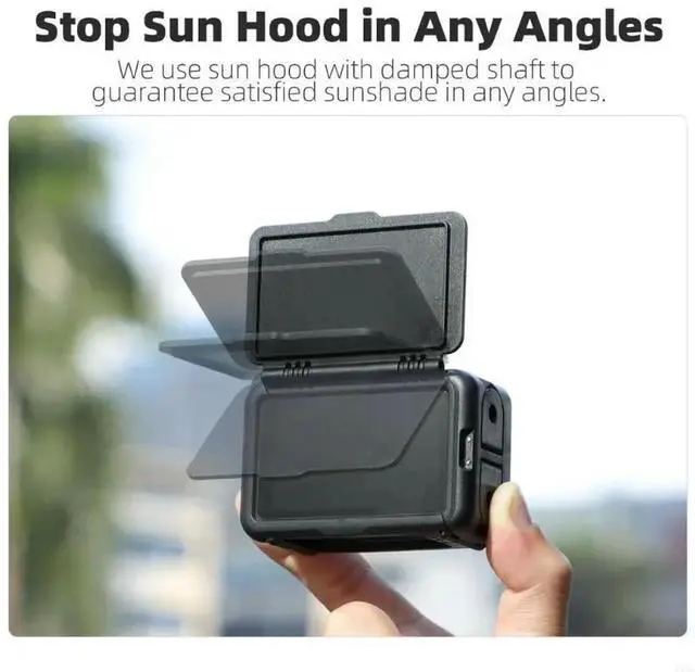 Alt view image 2 of 2 - Camera Frame Cage Quick Detach Bracket Foldable Two Ears Mount For 5Pro/4/3