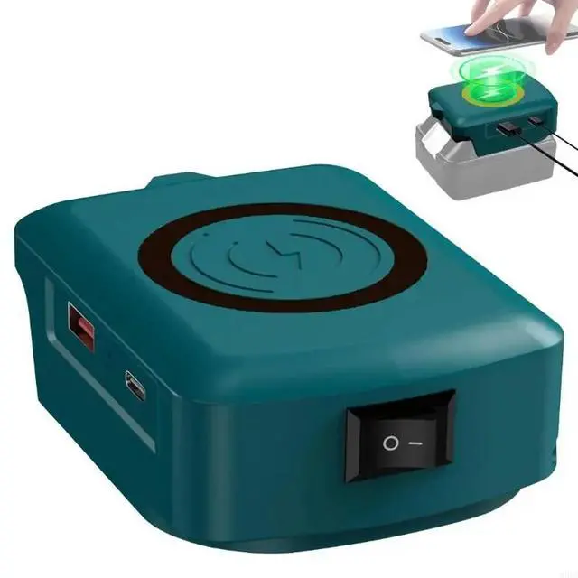 Alt view image 2 of 2 - Transportable Radio Device For 18V Lie Batteries Constructed In Safety Protections And LED Indicators