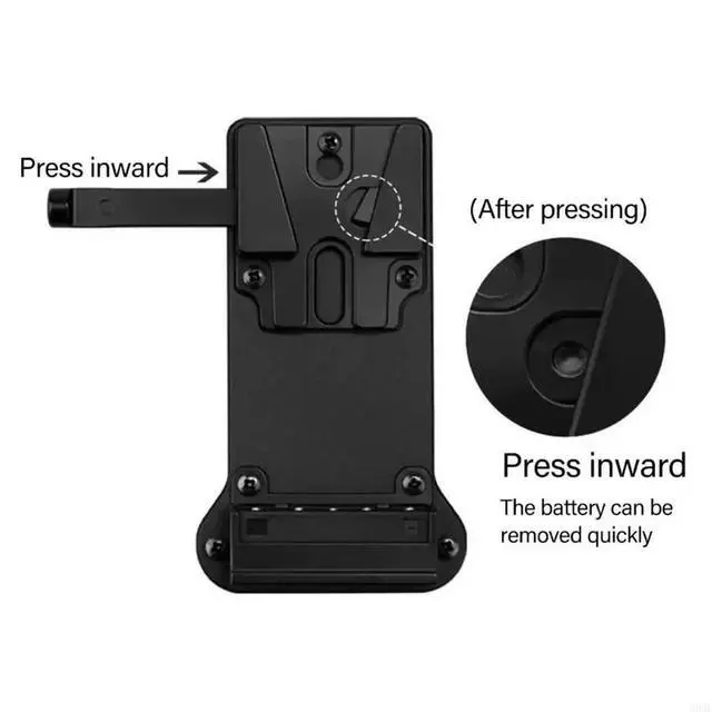 Alt view image 2 of 2 - V-Lock Plate Adapter V Mount Adapter Plate For F550 F750 F970 Batteries For Cameras Monitors LED Lights