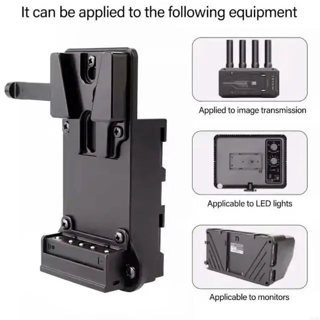 Main image of V-Lock Plate Adapter V Mount Adapter Plate For F550 F750 F970 Batteries For Cameras Monitors LED Lights
