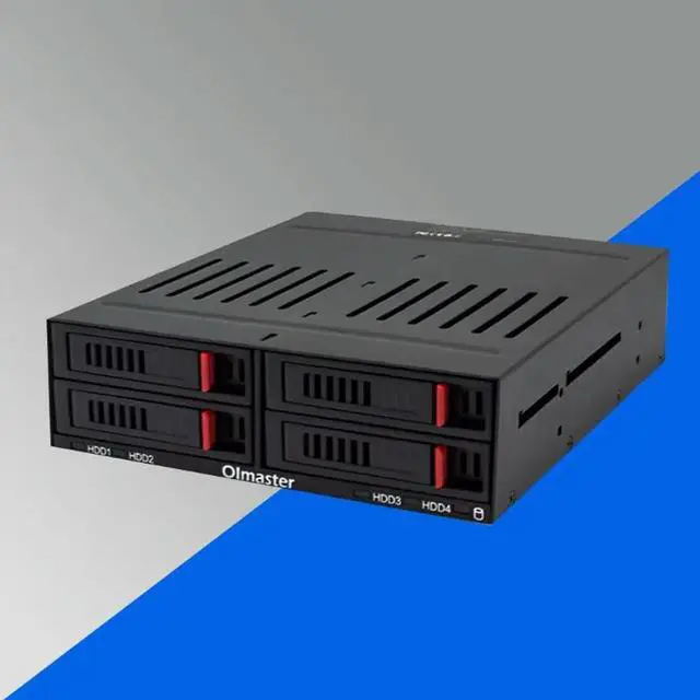 Alt view image 2 of 2 - HE-2006 4 Slots Sata Internal Rack 2.5 Inch Hard Drive Case Internal Mobile Rack Capacity Expansion With Led Indicator