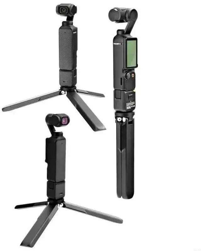 Main image of Shockproof Aluminum Mini Tripods Stand for Pocket 3 Outdoor Photography AntiSkid Feet Foldable