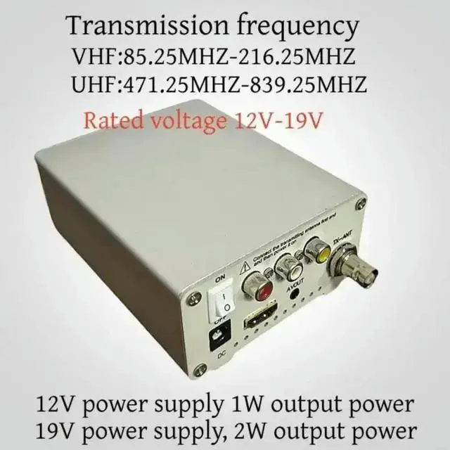 Main image of Aluminum TV-TX200 Analog Transmitters with Telescopic Aerial Support 1080P