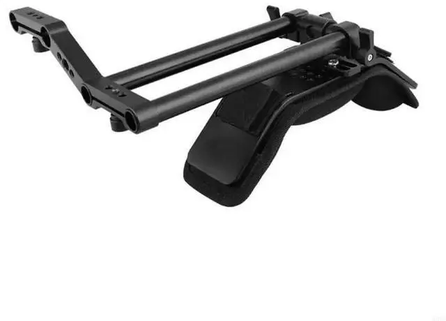 Alt view image 2 of 2 - 360 Degree Rotating Ergonomic Shoulder Pad 15mm Rod Clamp Adapter For DSLR Camera Shoulder Mount Rig Support Systems