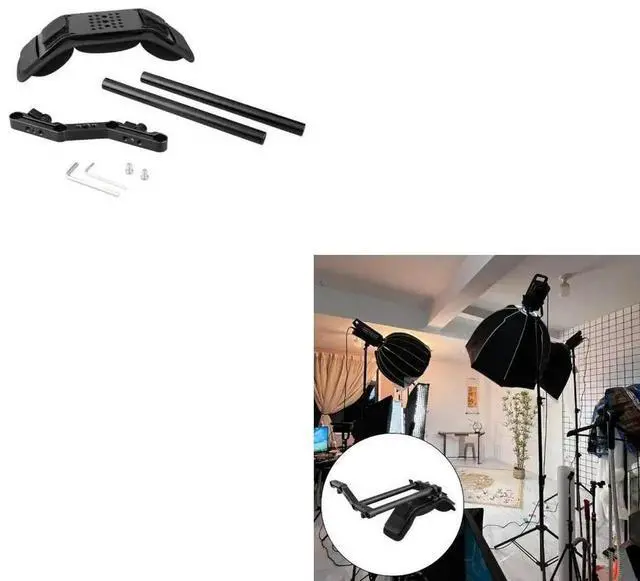 Main image of 360 Degree Rotating Ergonomic Shoulder Pad 15mm Rod Clamp Adapter For DSLR Camera Shoulder Mount Rig Support Systems