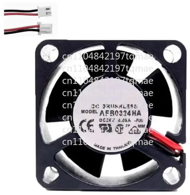 Main image of Cooling Fan For DELTA AFB0324HA-F00 30*30*10MM DC24V 0.08A 2lines