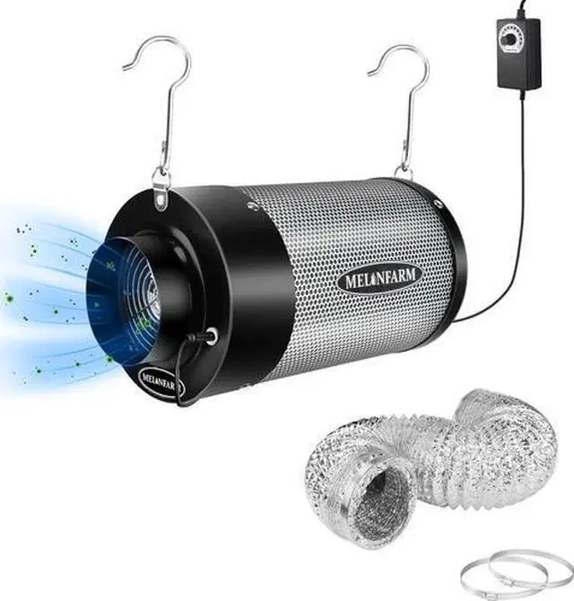 Main image of Air Filtration Kit 4", Built-In 14Cm Fan Low Nois Carbon Filter with 12-Speed Co