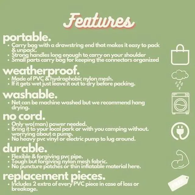 Main image of Portable Gaga Ball Pit Kit 15 FT Gaga Pit - Strong Nylon Mesh, Inflatable Gaga B