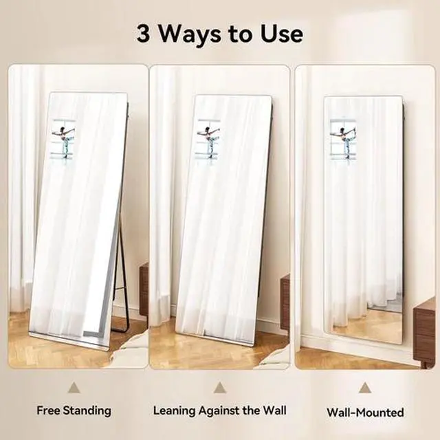 Alt view image 5 of 6 - Smart Home Gym Mirror 65"X23.6", Trainer Workout Mirror with 14" Screen Display,