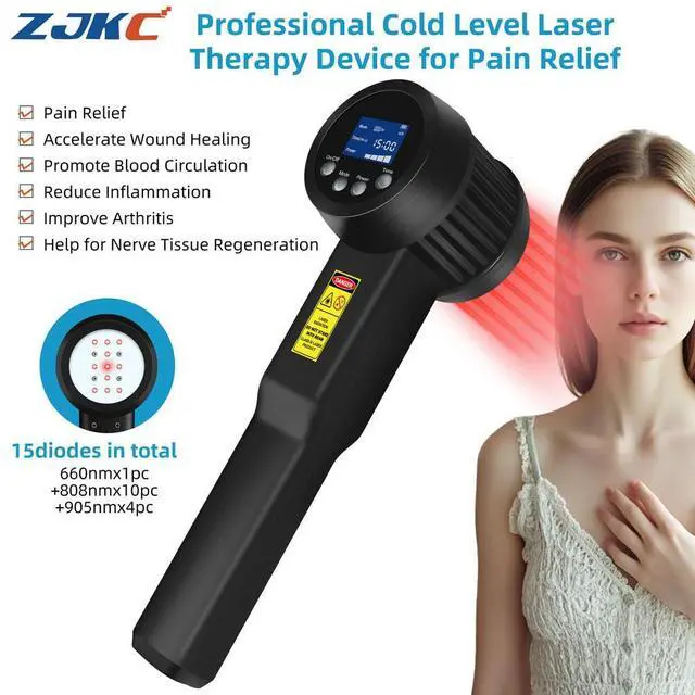 Main image of ZJKC 305W LLLT Cold Laser Red Light Therapy Machine For Home and Clinic Pain Relief