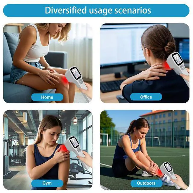 Alt view image 4 of 7 - ZJKC 0-2.5W Low Laser Therapy Cold Laser Device for Dog/Human Pain Relief Touchscreen