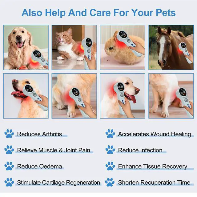 Alt view image 6 of 7 - ZJKC 1760mW Cold Laser LLLT Red Light Phototherapy Device for Pain Treatment