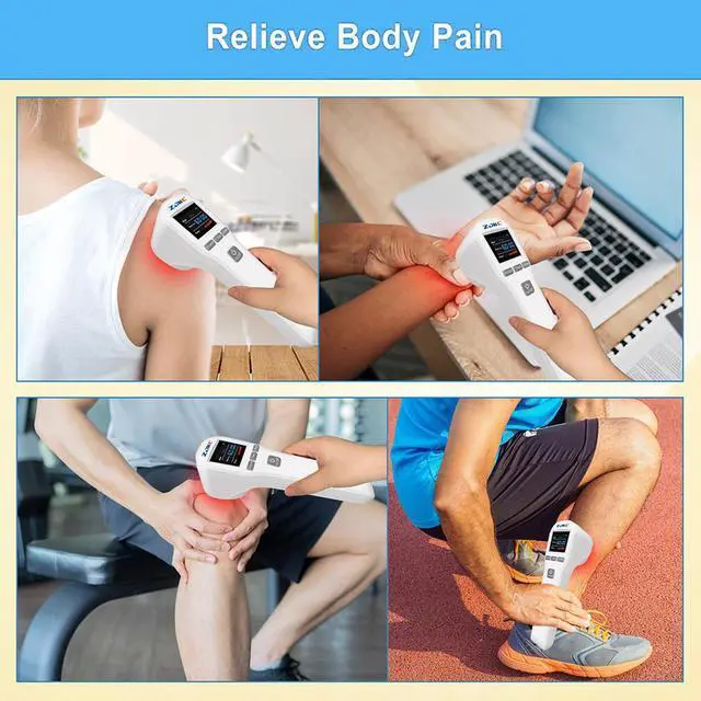 Alt view image 4 of 7 - ZJKC 880mW Red Light Therapy Low Level Laser Treatment Device for Pain 650nm 808nm