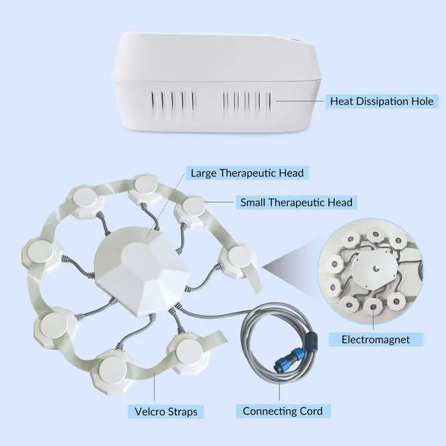 Alt view image 13 of 14 - ZJKC TMS for Schizophrenia Behavior Therapy Natural Remedies for Depression Anxiety Regulate Emotions Stimulate Brain Neurons