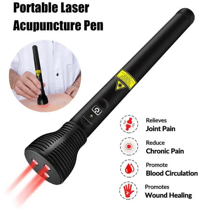 Alt view image 3 of 7 - ZJKC 1500mW 808nmx3 Cold Laser Therapy Acupuncture Pen Physiotherapy for Pain Relief