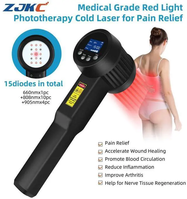 Main image of ZJKC 305W Super Pulsed Laser Therapy Device for Pain Relief Red Light Therapy
