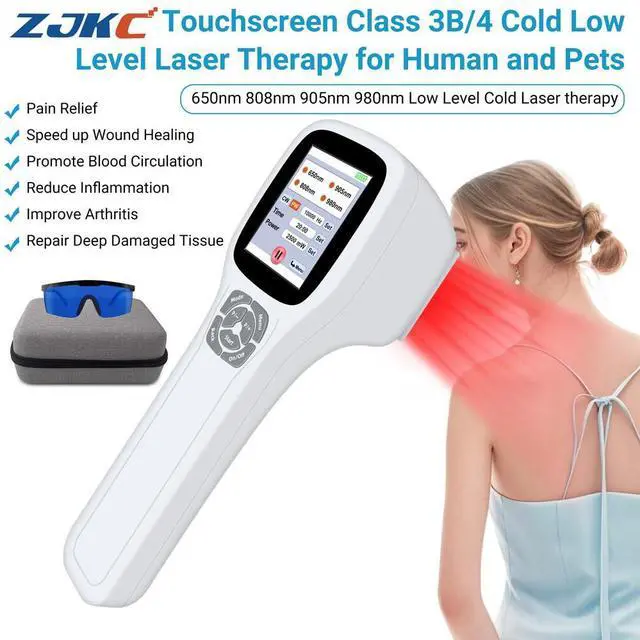 Main image of ZJKC 2500mW/2.5W Low Level Light Treatment Red Laser Therapy Device for Pain Relief