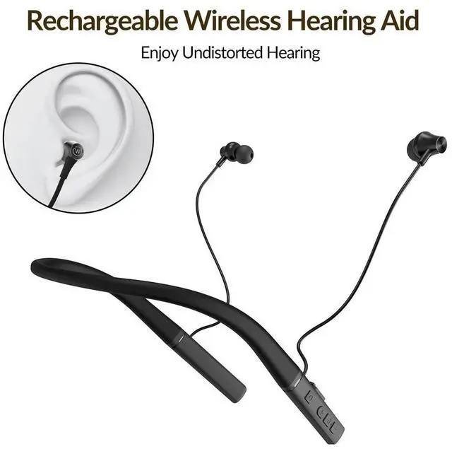 Alt view image 2 of 7 - ZJKC hearing amplifier devices hearing aid rechargeable for seniors w/ Volume Control