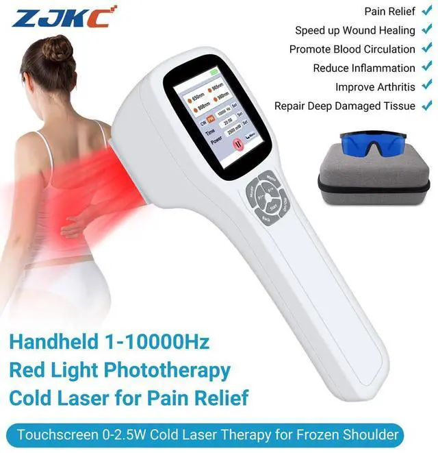 Main image of ZJKC Class 4/3b Cold Laser Therapy for Knees Body Pain Device Wound Healing 2500mW