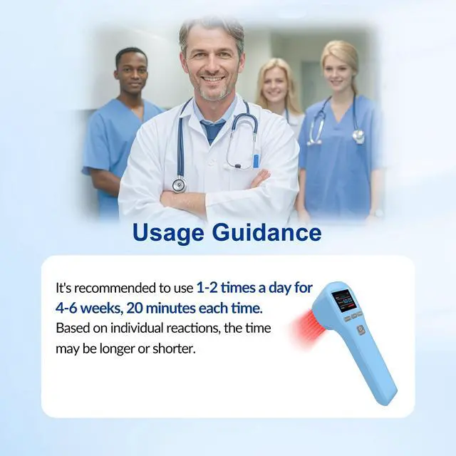 Alt view image 5 of 7 - ZJKC 880mW Low Level Laser Therapy Cold Laser Treatment Device for Pain Relief Offer